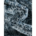 thumbnail image 4 of Unique Loom Hygge Shag Collection Area Rug - Misty (3' 3" Round Blue/Light Blue), 4 of 7