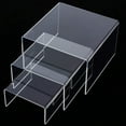thumbnail image 2 of Risers Para Contadores, s Soportes En Forma De U Conjunto De 3 Claros Zulema Soporte de elevadores de pantalla acrílica, 2 of 7