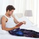 thumbnail image 5 of Balery Fantasy Dragon In Cathedral Pantalones de pijama para hombre, pijama ultraligero, pantalón de descanso-Small, 5 of 6