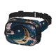 thumbnail image 2 of Balery Artistic Starry Sky Moon Book Mochila Cinturón para Mujeres y Hombres, Bolsa de Cintura Impermeable de Doble Capa con Correa, 2 of 9