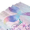 thumbnail image 3 of JOOCAR Mermaid Tail Fish Scale Shower Curtain for Bathroom Decor 72Wx72H Inch Colorful Ocean Theme Kids Girls Home Accessories, 3 of 7