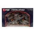 thumbnail image 2 of Set Bburago Automóviles Fórmula Racing Negro 4 Piezas, 2 of 4
