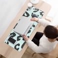 thumbnail image 3 of Long Mouse Pads for Desk,Light Blue and Black Of Leopard Print Desk Mats on Top Of Desks, Desk Mouse Pad Extra Large with 3mm Non-Slip Base and Stitched Edge for Gaming,Office,Work,Home 31.5"x11.8", 3 of 6