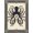 Navy Blue Cream, Pattern 3, variant on ODIKA Navy Octopus Animals Tentacle Vintage Nautical Sketch Compass Non-Slip Chair-Friendly for Home Office, Hallway, Laundry Room
