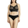 thumbnail image 4 of PARFAIT Women's Mia Lace Wire-Free Lace Bralette Black - 38I, 4 of 6