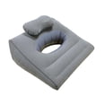 thumbnail image 3 of Almohada de cuña inflable Hollow, soporte boca abajo para el hogar portátil y transpirable almohada de de para las piernas cintura trasera, 3 of 8