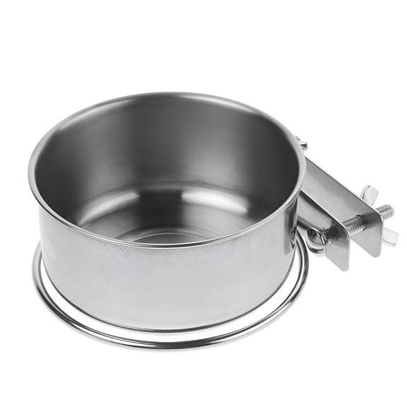 ACDANC Stainless Steel Hanging Pet Bowls Dog Crate Food Water Bowl Metal Coop Cups with Clamp Cage Kennel Bowl Feeder Dish for Cats Birds Ferret Rabbit Small Animals Rabbit Feeder
