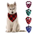 thumbnail image 1 of Toalla triangular de verano para mascotas NQ 4 piezas cuadros multicolores L, 1 of 5