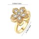 thumbnail image 3 of Anillo de flores para mujer, anillo giratorio de cristal con forma de flor, anillo giratorio ajustable, ideal para San Valentín, regalo de joyería para mujer, anillo de metal., 3 of 6