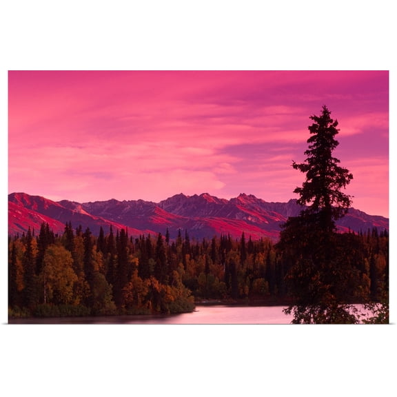 Great BIG Canvas | "Byers Lake Sunrise" Art Print - 48x32