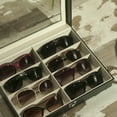 thumbnail image 2 of Coofit Sunglasses Tray Case 8 Slots Dainty Eyeglasses Display Box Eyewear Organizer Box, 2 of 10