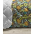 thumbnail image 3 of Bird Down Alternative Comforter, Floral Demonstration of Sunflowers Colorful Tropical Jungle Forest Themed Nature, Microfiber Quilt for All Season, 5 Sizes, Multicolor, by Ambesonne, 3 of 3