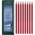 thumbnail image 1 of Faber-Castell Grip 2001 Triangular Graphite Pencil B Grade Red Pack of 8, 1 of 2