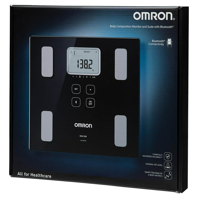 OMRON BP7000 Evolv Wireless Upper Arm Blood Pressure Monitor & BCM-500 Body  Composition Monitor and Scale with Bluetooth Connectivity 