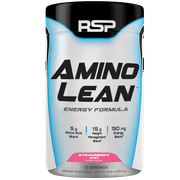 RSP Nutrition AminoLean Pre Workout, Fat Burner, Weight Loss, Amino Energy, Strawberry Kiwi, 70s