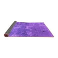 thumbnail image 2 of Ahgly Company Indoor Round Oriental Purple Industrial Area Rugs, 6' Round, 2 of 4