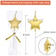 thumbnail image 4 of Velas de cumpleaños con forma de estrella, 6 uds., decoraciones para decoración de tartas, velas de cumpleaños, velas metálicas para pasteles para niños, cumpleaños, bodas Namotu LKX-1229-2, 4 of 7