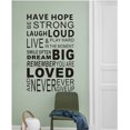 thumbnail image 1 of Adhesivos de pared «Have Hope», cita inspiradora y motivacional, 1 of 3