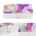 thumbnail image 4 of Jellyfish Portable PU Leather Jewelry Organizer with Removable Compartment, Storage Box, Necklace Holder, and Travel Organizer, 4 of 6