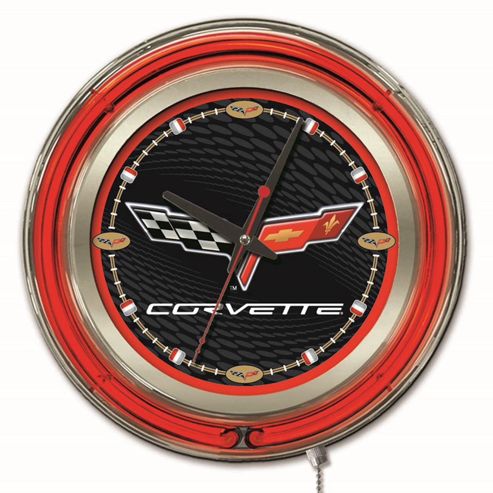 Holland 15 in. Corvette C6 Automotive Wall Clock