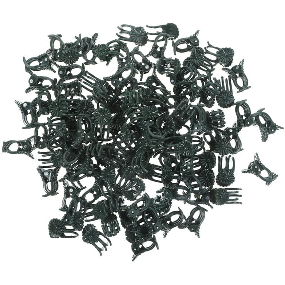 100 Pcs Orchid Stem Clip Plants Support Clips Plastic