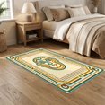 thumbnail image 2 of ODIKA 5'x7' Ultra-Soft Area Rug, Retro Geometric Funky Face Bold Frame Mid Century Bathroom Abstract None Washable, Bare feet friendly, Silk-Touch for Bedroom Home office, 2 of 7
