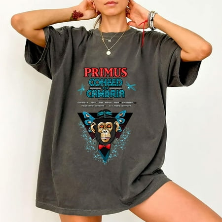 

CIEN LUXURY NEW BRAND Primus and Coheed and Cambria - Summer 2024 US Tour Shirt Primus Fan Shirt Primus 2024 Tour Shirt Coheed and Cambria 2024 Tour Shirt