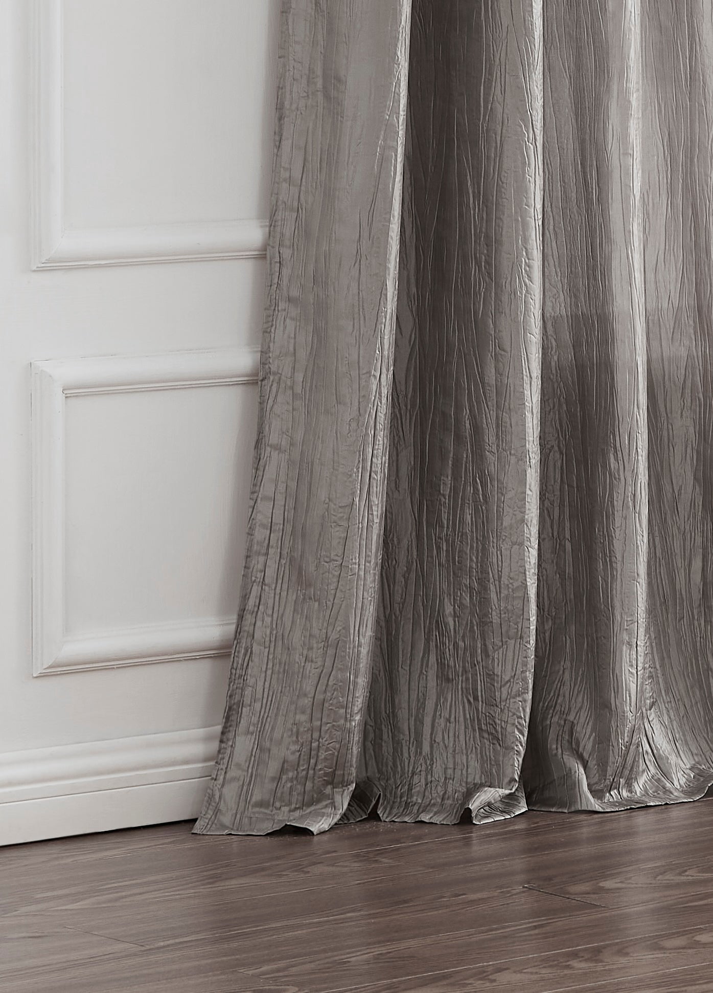 Dainty Home Single Light Filtering Grommet Curtain Panel, Crushed Taffeta, 54"x84"