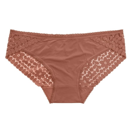 

Love Libby Cora Lace Back Cheeky Hipster Panty (7000) Medium Chutney