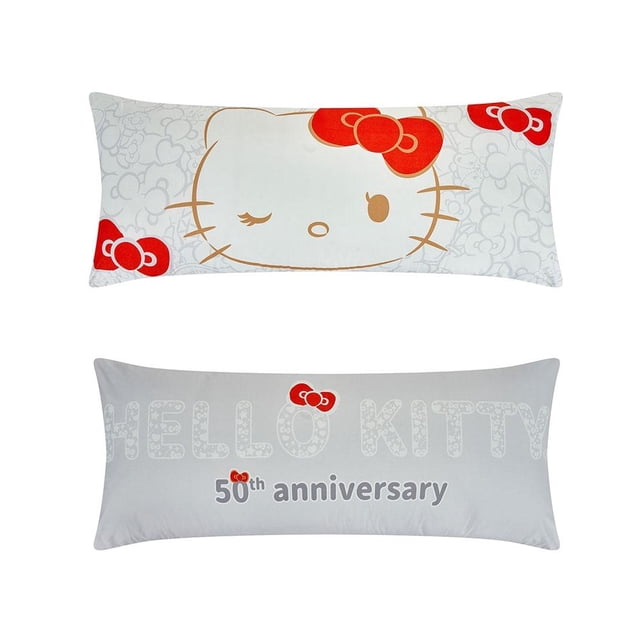 Almohada Providencia Súper Jumbo Hello Kitty de 120x50 cm Gris