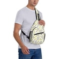 thumbnail image 7 of Tennis Rackets and Balls Pattern Sling Bag Crossbody Hiking Travel Chest Bags Backpack Shoulder Daypack for Women Men, 7 of 7