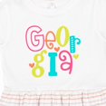 thumbnail image 4 of Inktastic Colorful Georgia State Girls Toddler Dress, 4 of 5