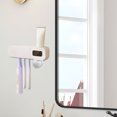 thumbnail image 5 of Wall-Mounted UV Toothbrush Organizer - Auto-Drying Bathroom Storage System, 5 of 6