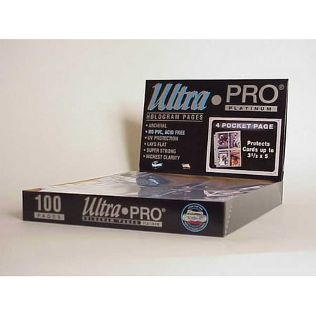 Ultra Pro 3.5'' x 5'' Postcards Display Box (4 Pocket (Best Way To Display Postcards)