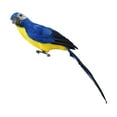 thumbnail image 2 of Almencla Artificial Bird 60cm Model Sculpture Lifelike Foam Bird with Claw Feather Parrot blue, 2 of 8
