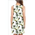 thumbnail image 2 of Robes T-Shirt Décontractées d'Été pour Femmes, Sortie de Plage, Robe Débardeur Plissée Unie, 2 of 3