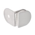thumbnail image 4 of Abrazadera de vidrio redonda Unique Bargains 4uds Ajustable 8-12mm Grosor 90 Grados Único Lateral Soporte Clip para Ducha Puerta, 4 of 6