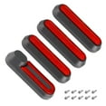 thumbnail image 1 of Tira reflectante Juego de 4 tapacubos de rueda de patinete eléctrico, tiras reflectantes de horquill Tomshoo  Tira reflectante, 1 of 1