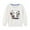 White, variant on Odeerbi Toddler Boys Girls Halloween Ghost Crewneck Sweatshirts Fall Winter Cotton Sweatshirt Toddler Kids Cute Solid Color Long Sleeve Sweatshirts Top Toddler Clothes Black