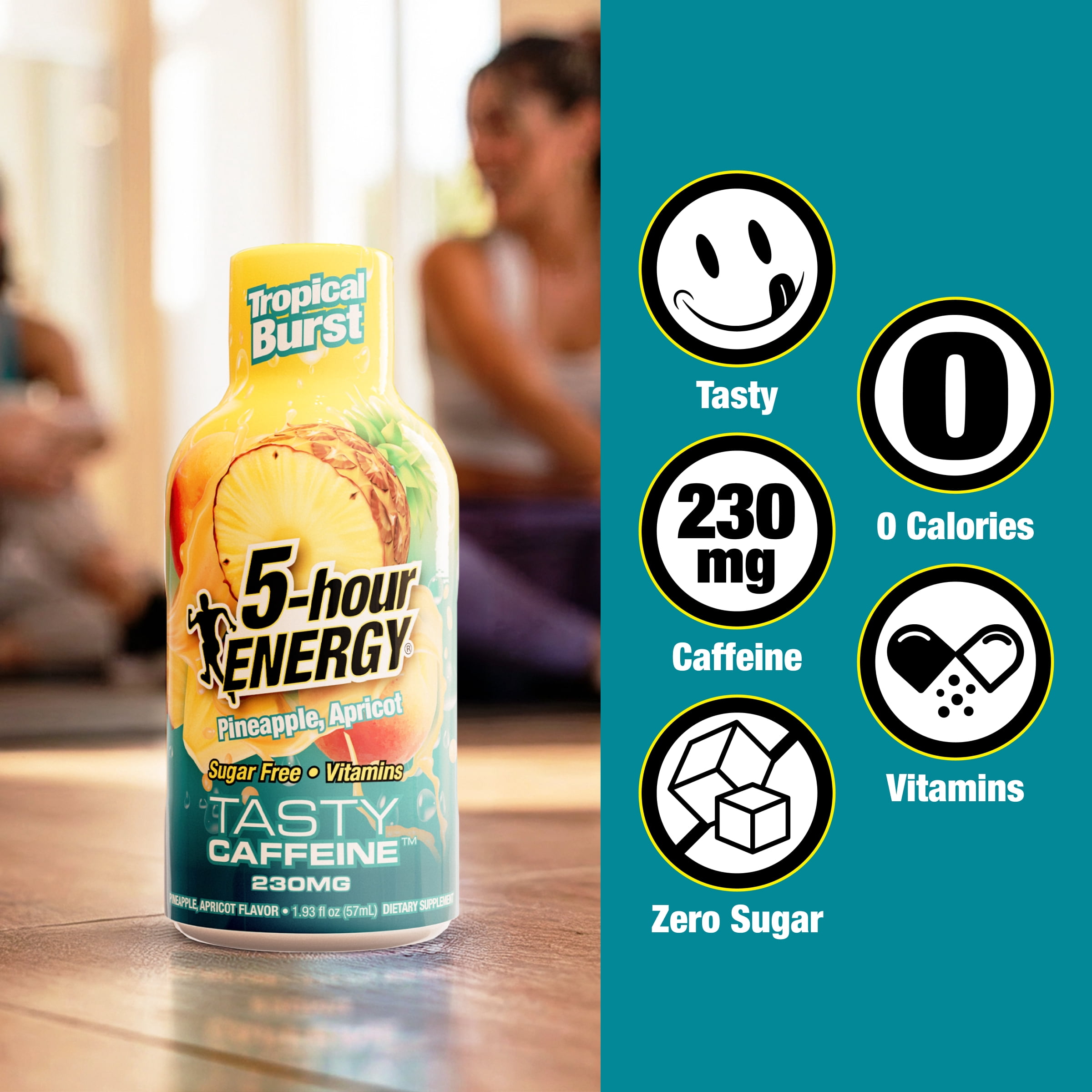 5-hour ENERGY Shot, Extra Strength, Tropical Burst, 6 Count