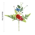 thumbnail image 3 of 1PC Independence Day Simulation Flowers Peonies Chrysanthemums Silk Flowers Fake Flowers Home Decoration Cuttings Simulation Flowers, 3 of 6