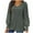 Army Green, variant on Lenago Women's Pullover Sweaters Plus Size Fall Fashion Pure Colour Hairball Round-Neck Sweater Pullover Sweaters Jumper