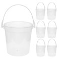 thumbnail image 3 of 10Pcs Ice Cream Container Clear Popcorn Bucket Drink Bucket Food Bucket Drinks Container, 3 of 7