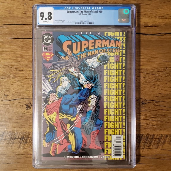 Superman: The Man of Steel #30 - CGC 9.8 Comic Book