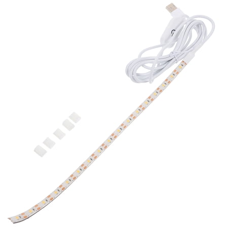 LOLIPPYY Warm LED Strip Light with Portable Adhesive for Home and Office Use, 1 Piece