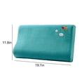 thumbnail image 3 of Sokhug Pillowcase - Zipper Closure Silk Feel for Hair and Skin, 20x12 Inch, Blue, 3 of 8