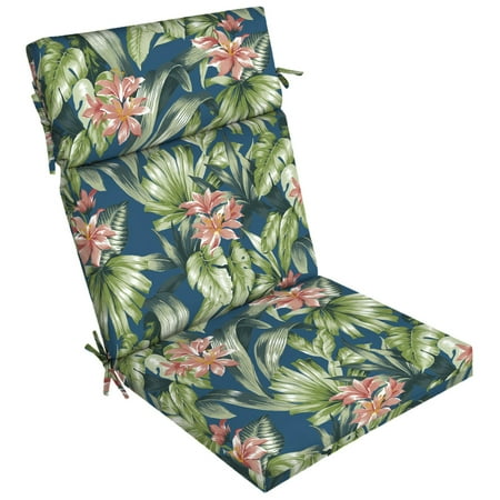 Replacement Patio Dining Chair Cushions Better Homes & Gardens Teal Breezy Tropical 44