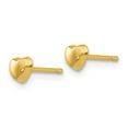 thumbnail image 2 of FB Jewels 14K Yellow Gold Polished Heart Post Earrings, 2 of 3