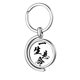 thumbnail image 1 of Intentar tu mejor en japones Rotating keychain Metal Keyring Holder, 1 of 2