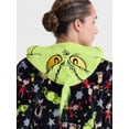thumbnail image 3 of The Grinch Women's and Women's Plus Plush Union Suit Pajamas with Hood, Sizes XS-3X, 3 of 4
